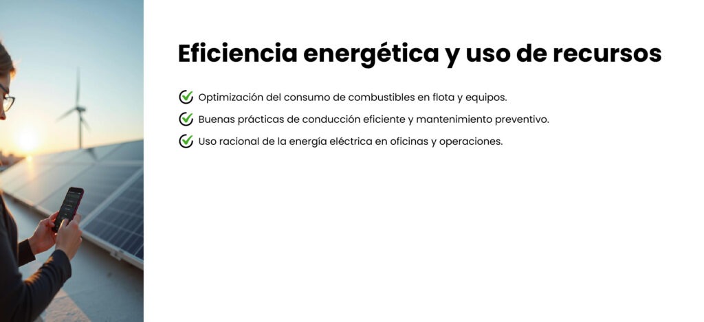 Eficiencia energética y uso de recursos